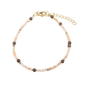 MEADOW MIX armbånd med solsten og røgkvarts – Aqua Dulce