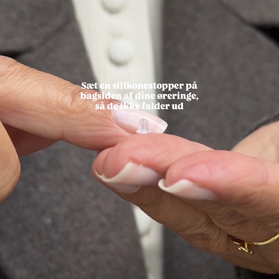 Silikone låse til øreringe og ørekroge - Billede 3