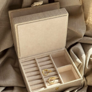 Smykkeskrin Medium Sand 12 x 10 cm – Aqua Dulce