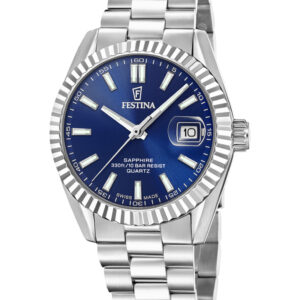 Festina herreur Swiss Made med blå skive – F20084/B
