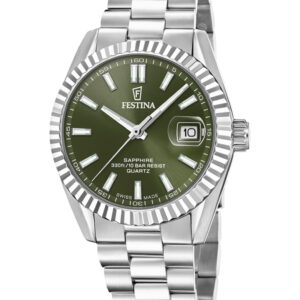 Festina herreur Swiss Made med grøn skive – F20084/C