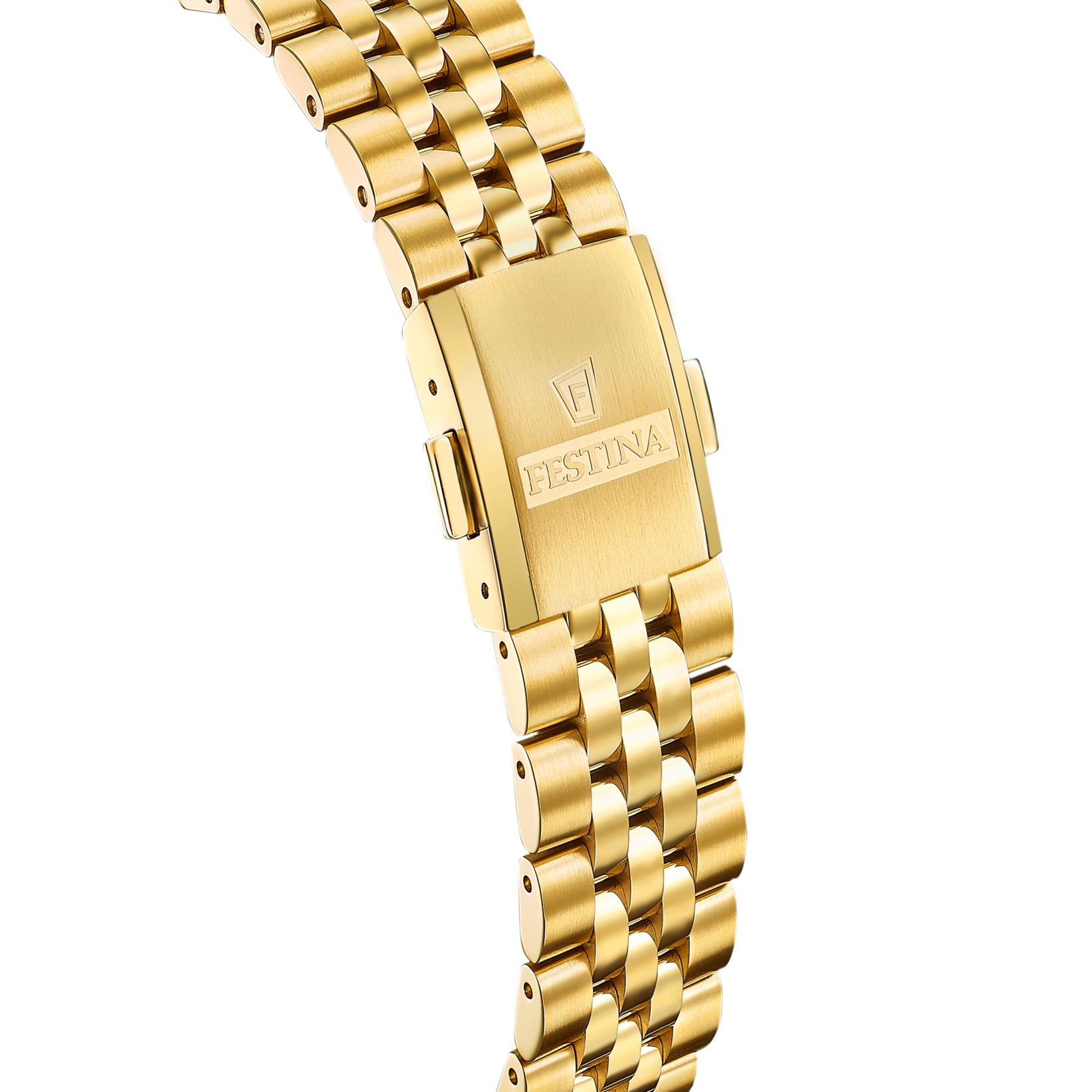 Festina dameur Swiss Made med guldfarvet skive – F20089/2 - Billede 3